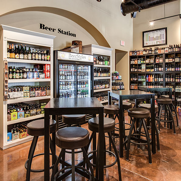 Coralville interior Beer Station